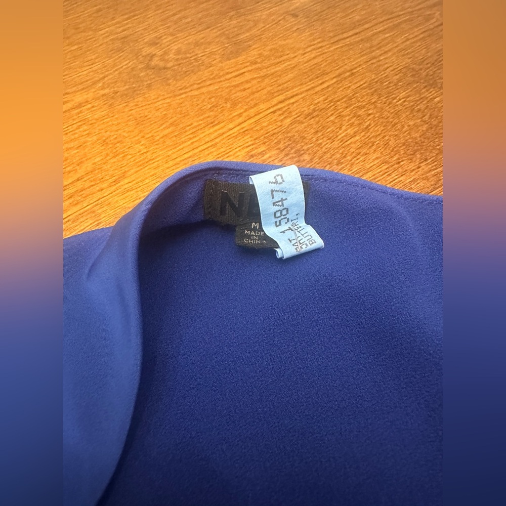 NBD One-Shoulder Dress in Blue - Picture 6 of 9